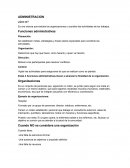 Administracion Resumen