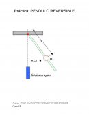 Práctica: Pendulo reversible