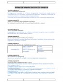 Trabajo de Servicios de atención comercial