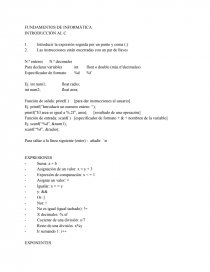 Introducción a la programación en C. Página 1