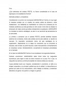 ¿Qué elementos del análisis PESTEL no fueron considerados en el caso de Agrosuper en la localidad de Freirina?