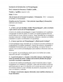 Introducción seminario de introducción a la psicopedagogia