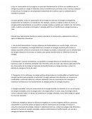 Redacción sobre la ley de conversión de la energía