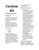 Cardiologia generalidades