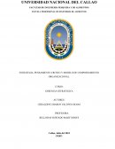 Estrategia, pensamiento critico y modelo de comportamiento organizacional