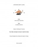 Mejor estrategia de manejo de capital de trabajo