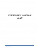 Práctica jurídica ii: destrezas legales