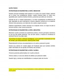 Estrategias de MKT Nutri Force