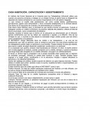 Casa habitación , capacitación y adiestramiento