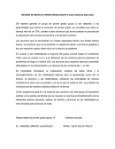 Informe de grupo de primer grado, grupo a ciclo escolar 2022-2023