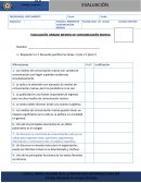 Evaluación medios masivos de comunicación