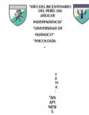 Anamnesis psicologia clínica