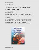 Ensayo la psicología del mexicano en el trabajo