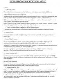 El barroco. Página 1
