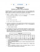 Estadística descriptiva: Teoría de Probabilidad