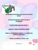 Enfermedad Terminal y la agonía del paciente moribundo