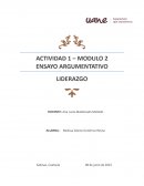 Ensayo argumentativo M2 - Materia liderazgo