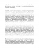 Adicción al internet en jóvenes