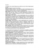 Autores diferentes que definan que es la Cultura Organizacional