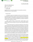 Cambio en recorrido de plataforma de discapacitados y ajustes en la fabricación