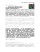 Resonancias de un caso