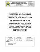 Sistema de alerta y organización en caso de una emergencia