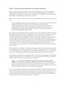 Prácticas de normalización en contextos educativo