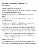 Actividad: ponerte en el zapato del otro