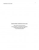 Derechos Reales. Clasificación de las cosas
