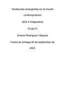 Tendencias emergentes en el mundo contemporáneo