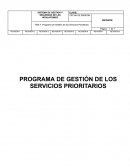 Programa de Gestión de los Servicios Prioritarios