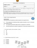 Evaluación sumativa de Matemática 3°AB