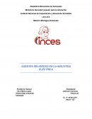Agentes peligrosos en la industria eléctrica