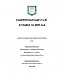 Introducción a la Industria Alimentaria