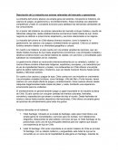 Descripción de La industria sus actores relevantes del mercado y operaciones