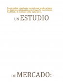 Un estudio de mercado: ¿Cómo, cuándo y por qué?