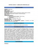 Ejemplo historia clinica semiologia cardiovascular
