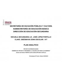 Proyecto: Prevenimos la violencia en todos los generos. Página 1
