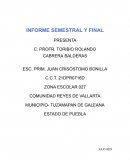 Informe de trabajo: diversos aspectos que se han venido dando en el rezago educativo en la escuela primaria