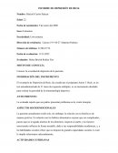 Informe de depresión de beck