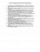 Flujo de atención de avería de corte de fibra óptica