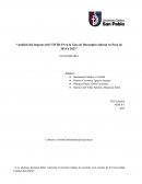 Análisis del impacto del COVID-19 en la Tasa de Desempleo laboral en Perú de 2014 a 2021