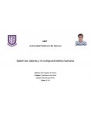 Sobre los valores y el comportamiento humano