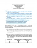 Curso de economía I Taller No. 3