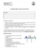 Laboratorio: Leyes de Newton