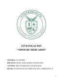 Tipos de mercados