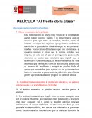 Película “Al frente de la clase”