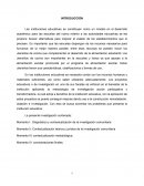 Diagnóstico y contextualización de la investigación comunitaria