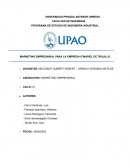 Marketing empresarial para la empresa G’Mapiel de Trujillo
