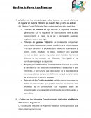 Sesión 1: Foro Académico